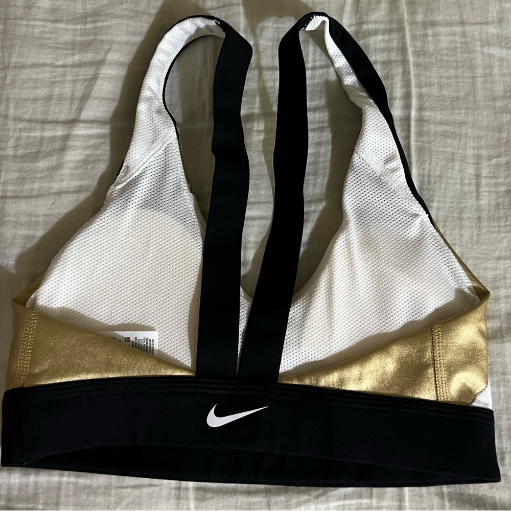 Nike Metallic Sports Bra - Picture 2 of 6